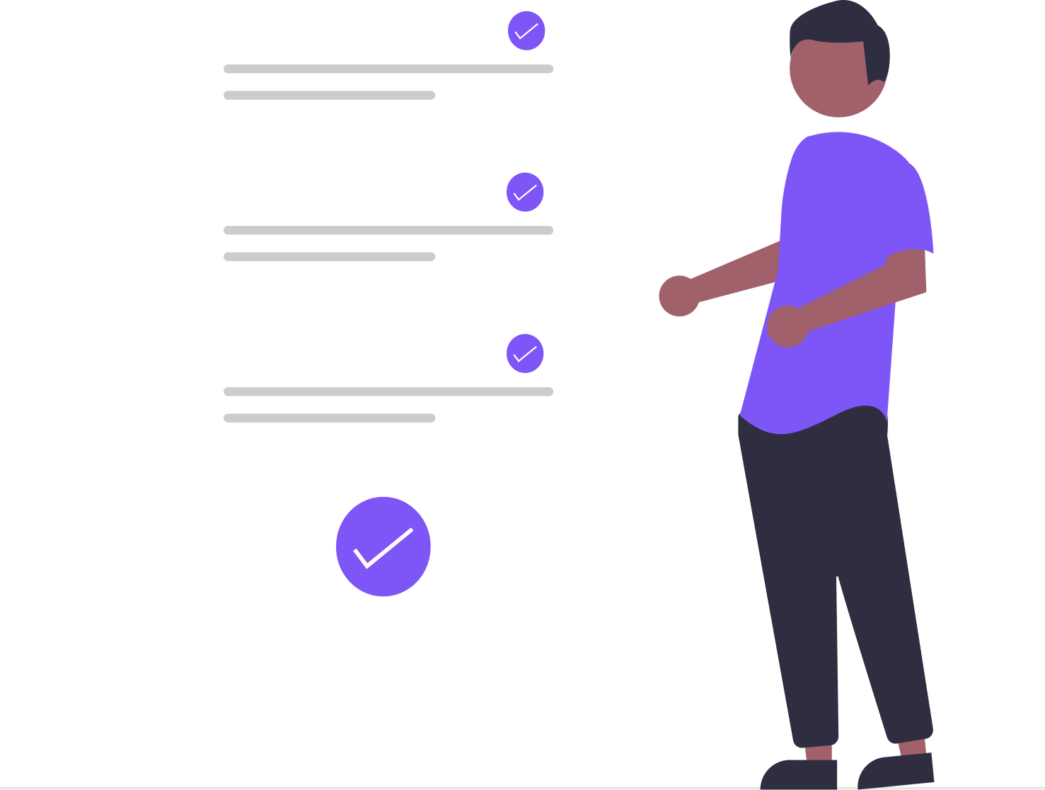 Calendar illustration showing automated posts scheduled over the week